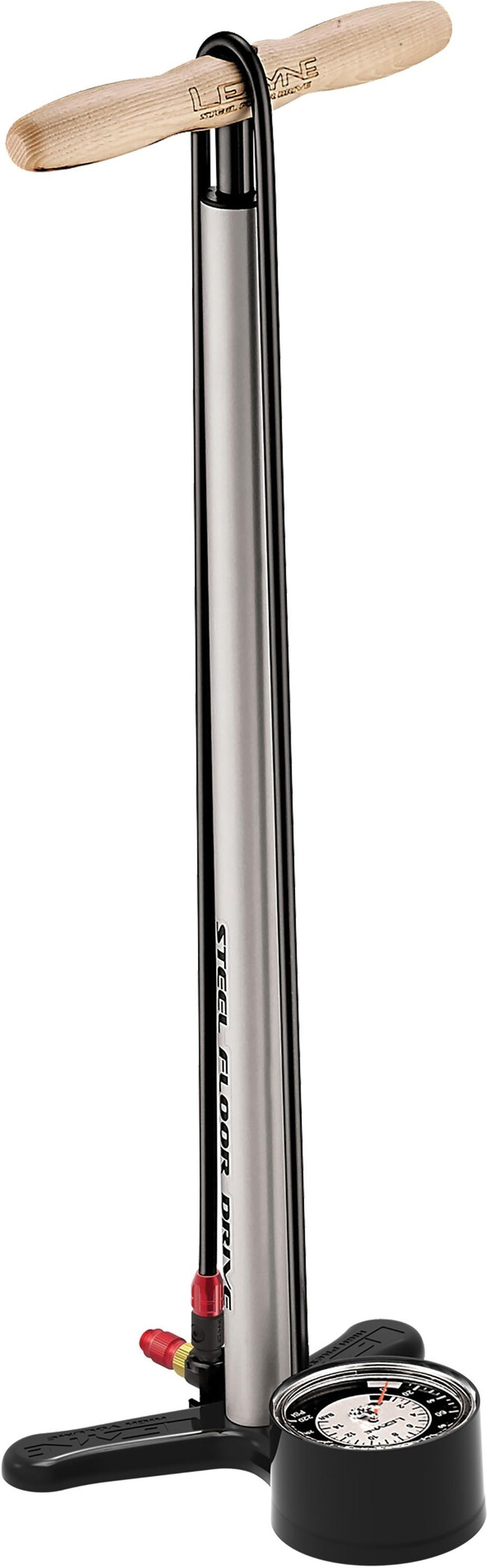 

Велосипедный насос Lezyne Steel Floor Drive Floor Pump silver glossy
