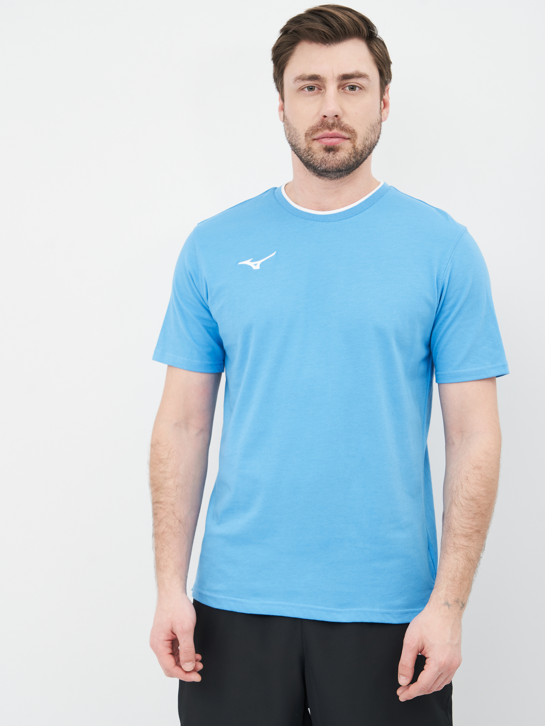 

Футболка Mizuno Men Tee 32EA704020 L Голубая