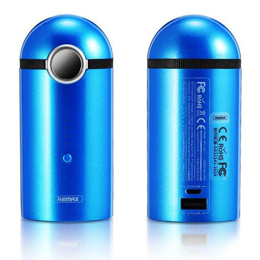 

Внешний аккумулятор (Power Bank) Remax Cutie 10000mAh RPL-36, blue