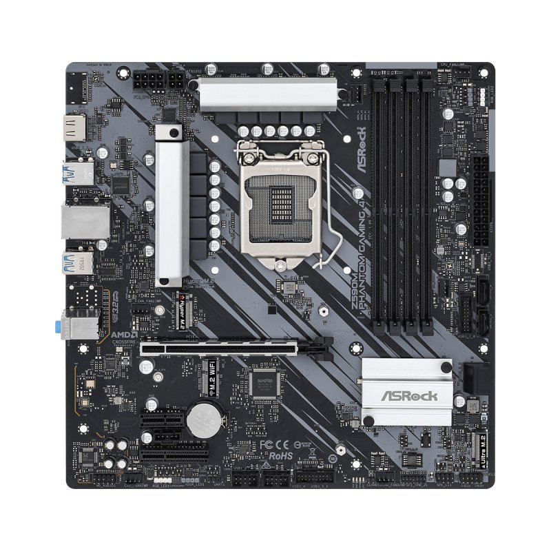 

Материнская плата ASRock Z590M Phantom Gaming 4 (Z590M Phantom Gaming 4)