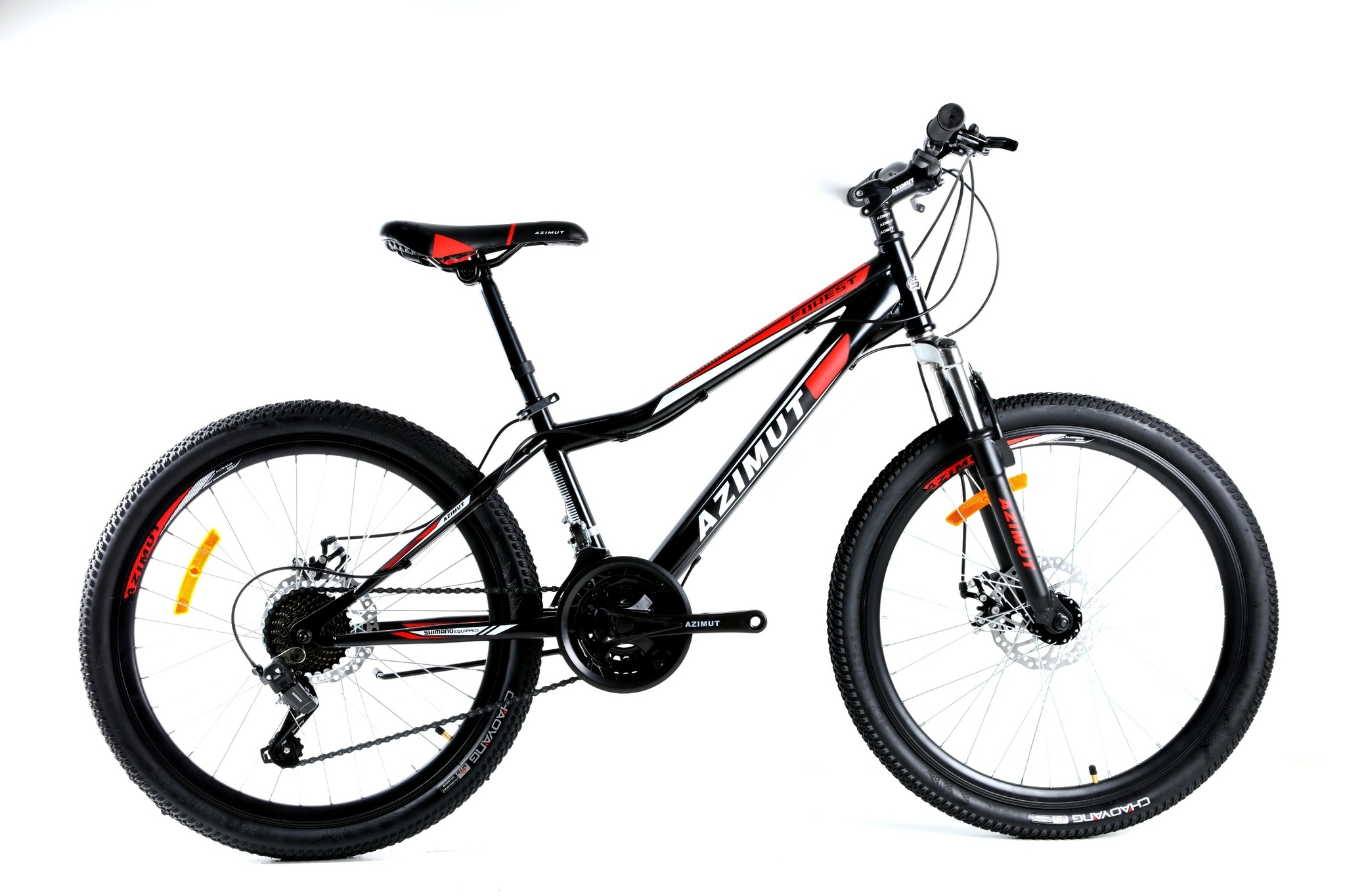 

Велосипед Azimut Forest 2021 Shimano 24" 12,5" Black / Red (Forest/GFRD)