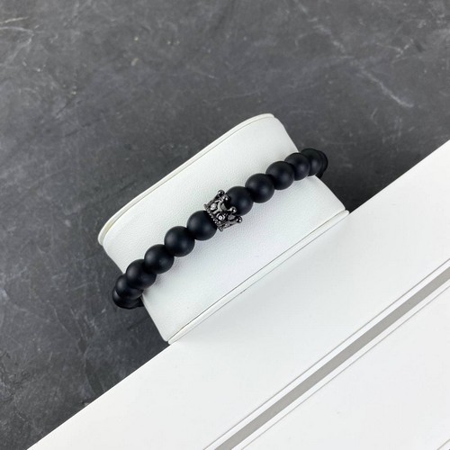 

Браслет 2B Rich Bracelet 8 mm, 19 cm All Black