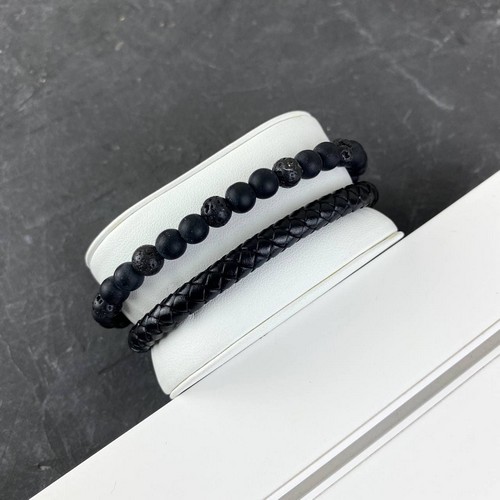 

Браслет 2B Rich Bracelet 6 mm, 19 cm All Black