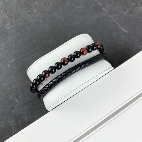 

Браслет 2B Rich Bracelet 6 mm, 19 cm Black-Red