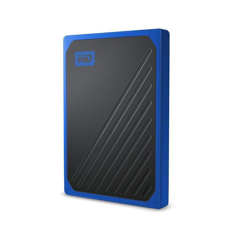 

Внешний жесткий диск WD My Passport Go 1TB (WDBMCG0010BBT-WESN) Blue [40620]