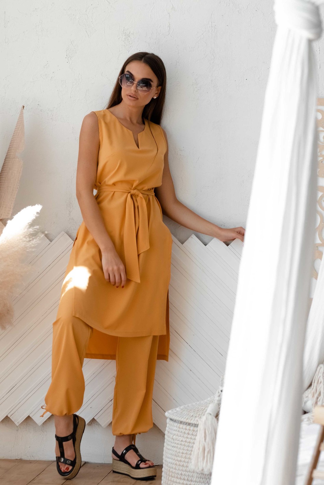 

Брюки Rimari "Мириам" 52 (БР 0420 горчица)