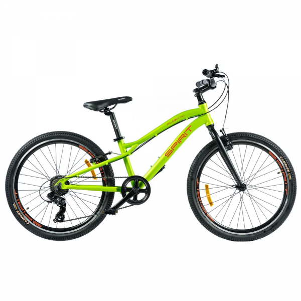 

Велосипед Spirit Flash 4.1 24", рама Uni, салатовый, 2021 (52024014130) (F00239730)