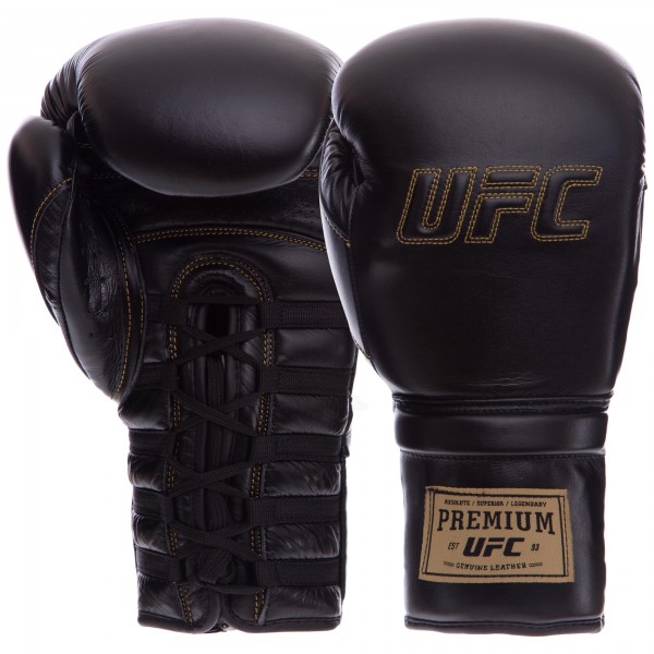 

Перчатки для бокса UFC PRO Prem Lace Up UHK-75045 16oz Черный (MR12956)