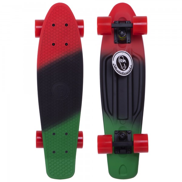 

Скейтборд Penny Fish color 22in SK-402-12 Красный-черный-зеленый (MR12899)