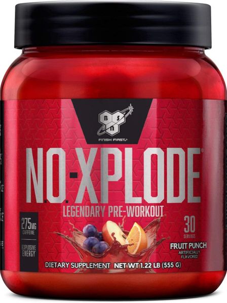 

Предтренировочный комплекс N.O.-Xplode 3.3 Pre-Workout BSN фруктовый пунш 555 г (BS016)