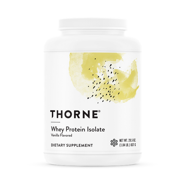 

Сывороточный протеин изолят Whey Protein Thorne Research ваниль 837 г (TRS011)