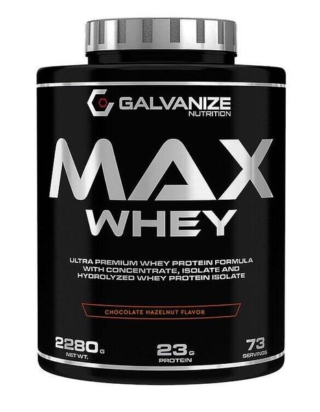 

Протеин Max Whey Galvanize Nutrition шоколадный фундук 2.28 кг (GH052)