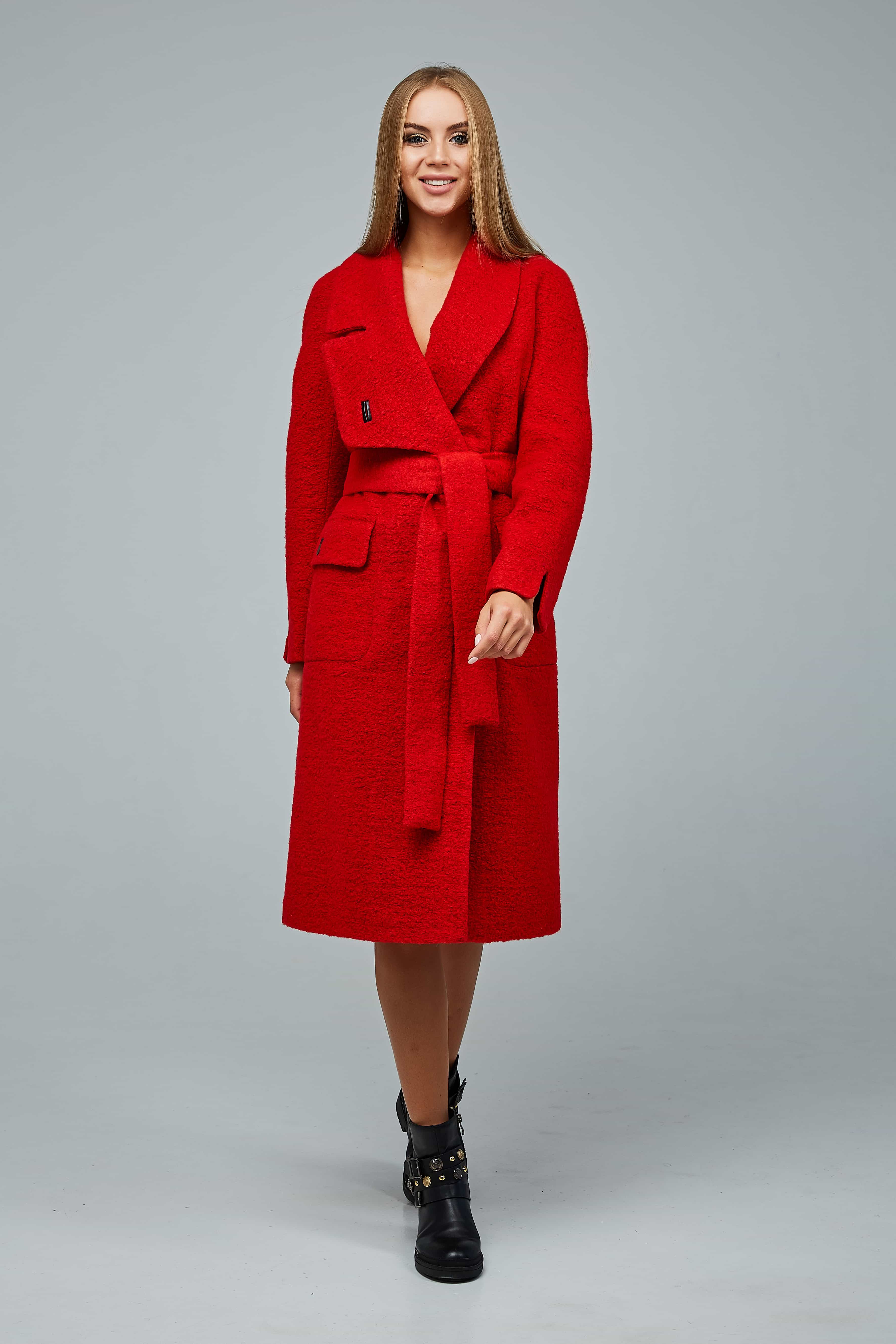 

Пальто В-1216 Art.6484 Teddy Bouclet Тон 1013 44