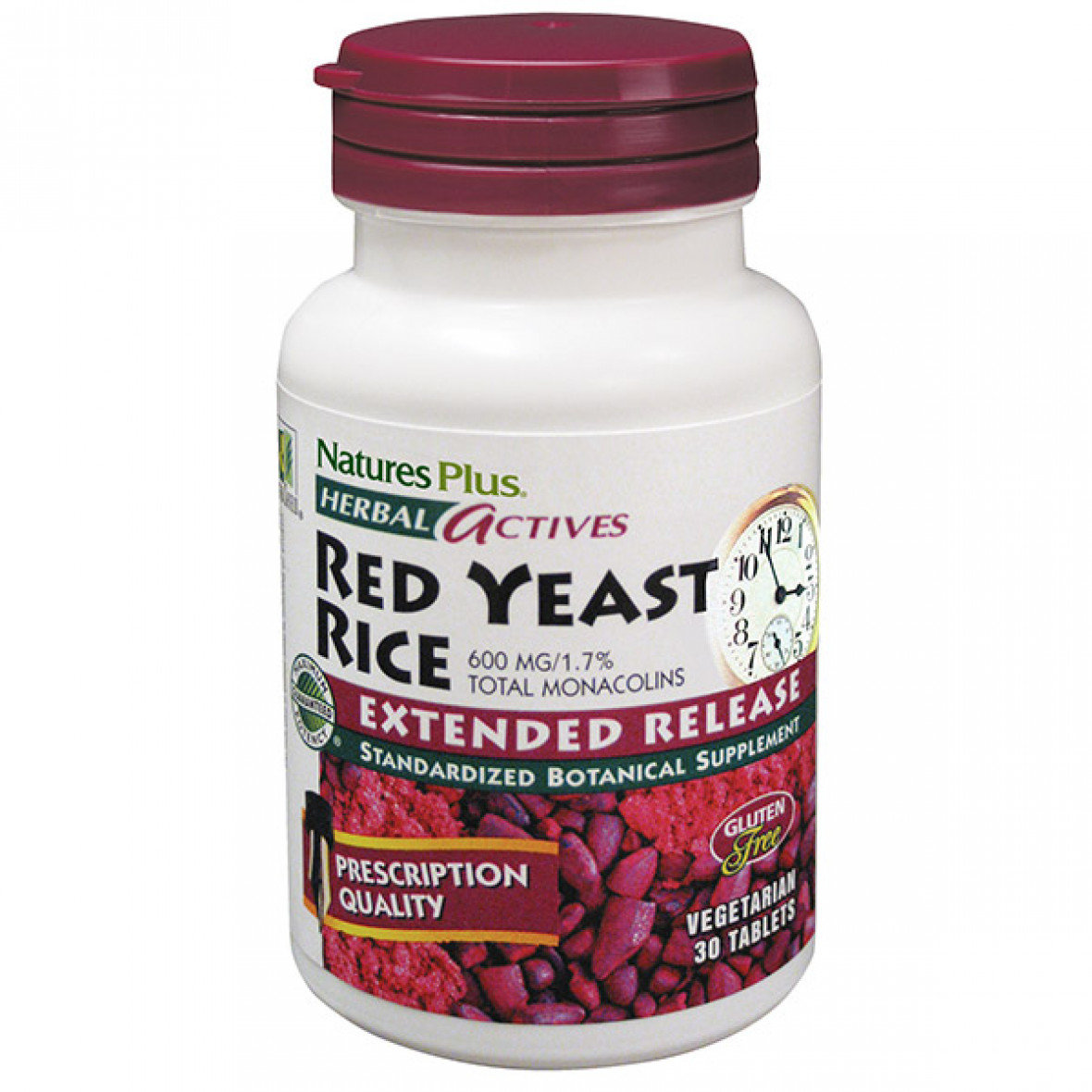 

Витамины Natures Plus Herbal Actives Red Yeast Rice 600 mg 30 tabs Красный дрожжевой рис