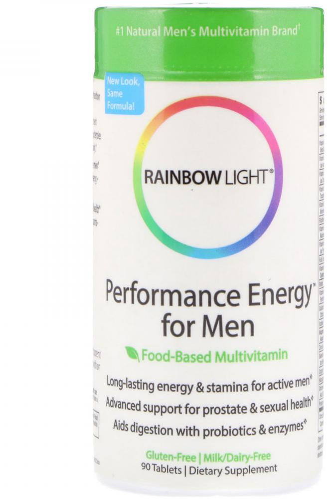

Витамины Rainbow Light Performance Energy for Men Food-Based Multivitamin 90 Tabs Витамины для мужчин без железа