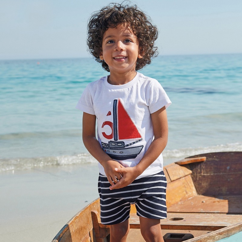 

Костюм для мальчика 2 в 1 Sea sail Little Maven (92 / 2 года ) Белый (57493)