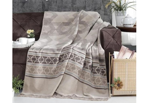 

Плед Diva Tarta Brown 180x220 Разноцветный