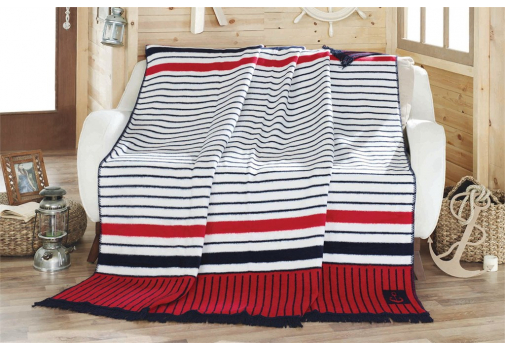 

Плед Diva Denizci 180x220 Разноцветный