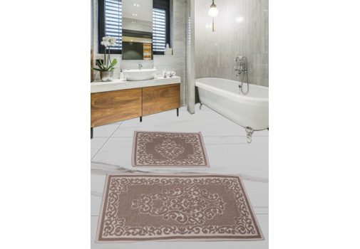 

Набор ковриков для ванной комнаты Diva Sultana Brown 60*100+50*60 Коричневый