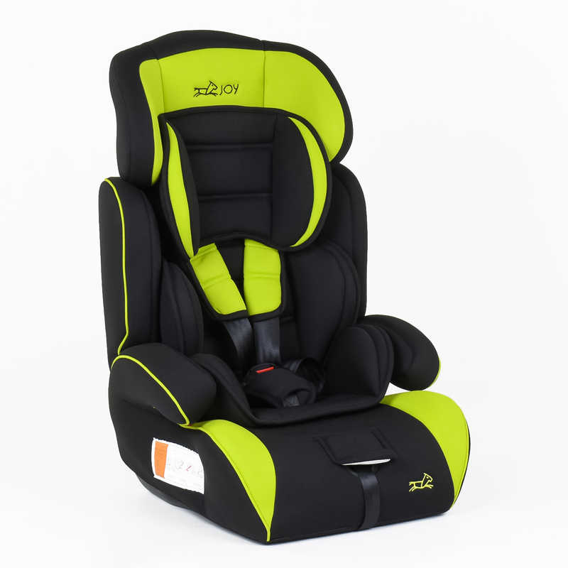 

Детское автокресло JOY универсальное 9-36 кг группа 1/2/3 черно-салатовый 4530 G