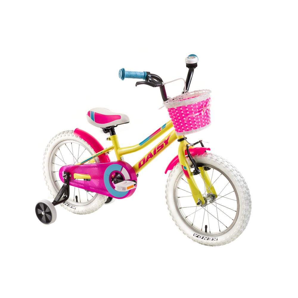 

Дитячий велосипед DHS Daisy 1602 16' - model 2018/жовтий