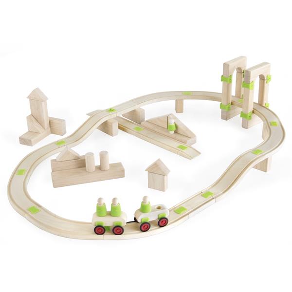 

Игровой набор Guidecraft Block Science Дорога 55 деталей (G2100R)