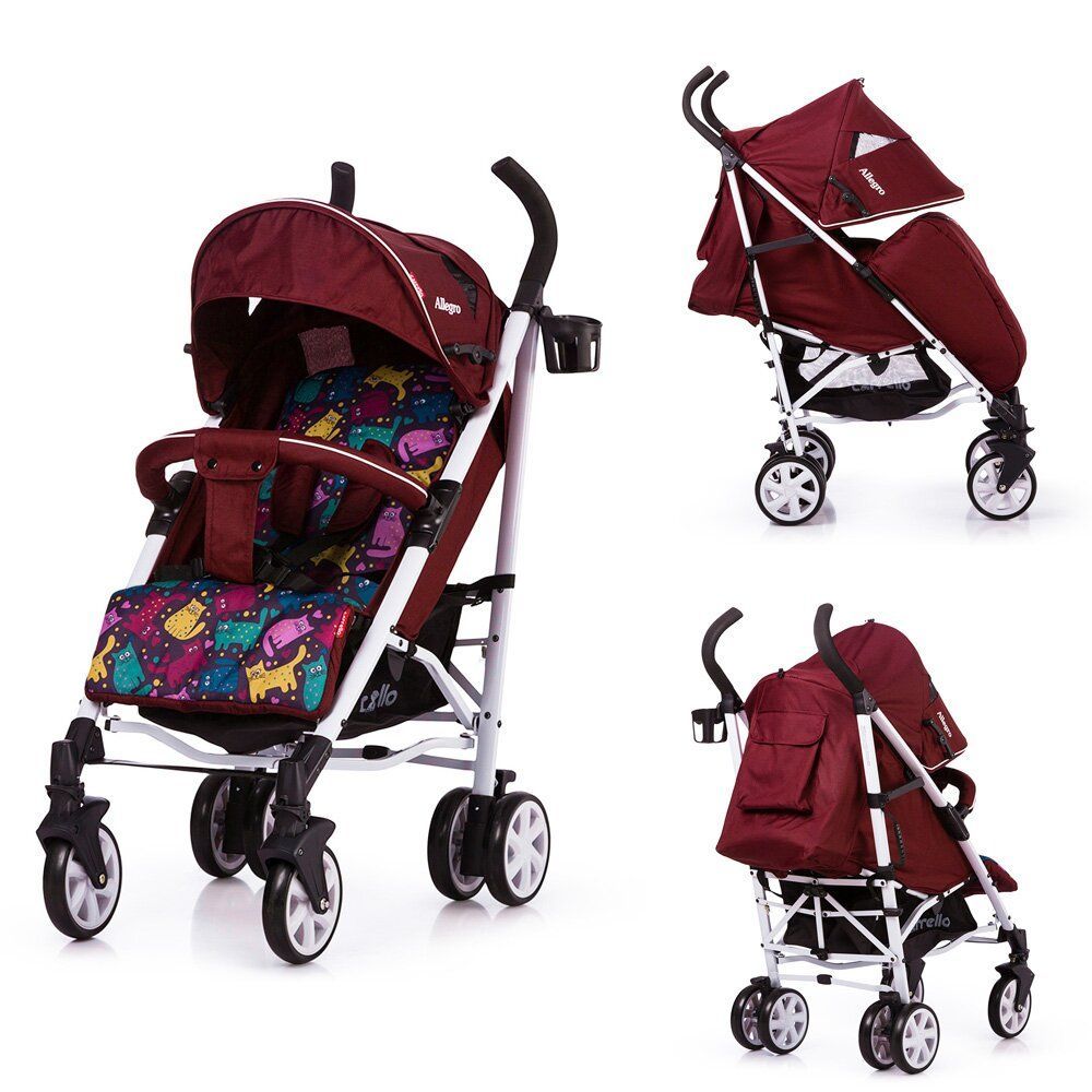

Коляска прогулочная CARELLO Allegro CRL-10101/1 Kitty Red (2000903314530)