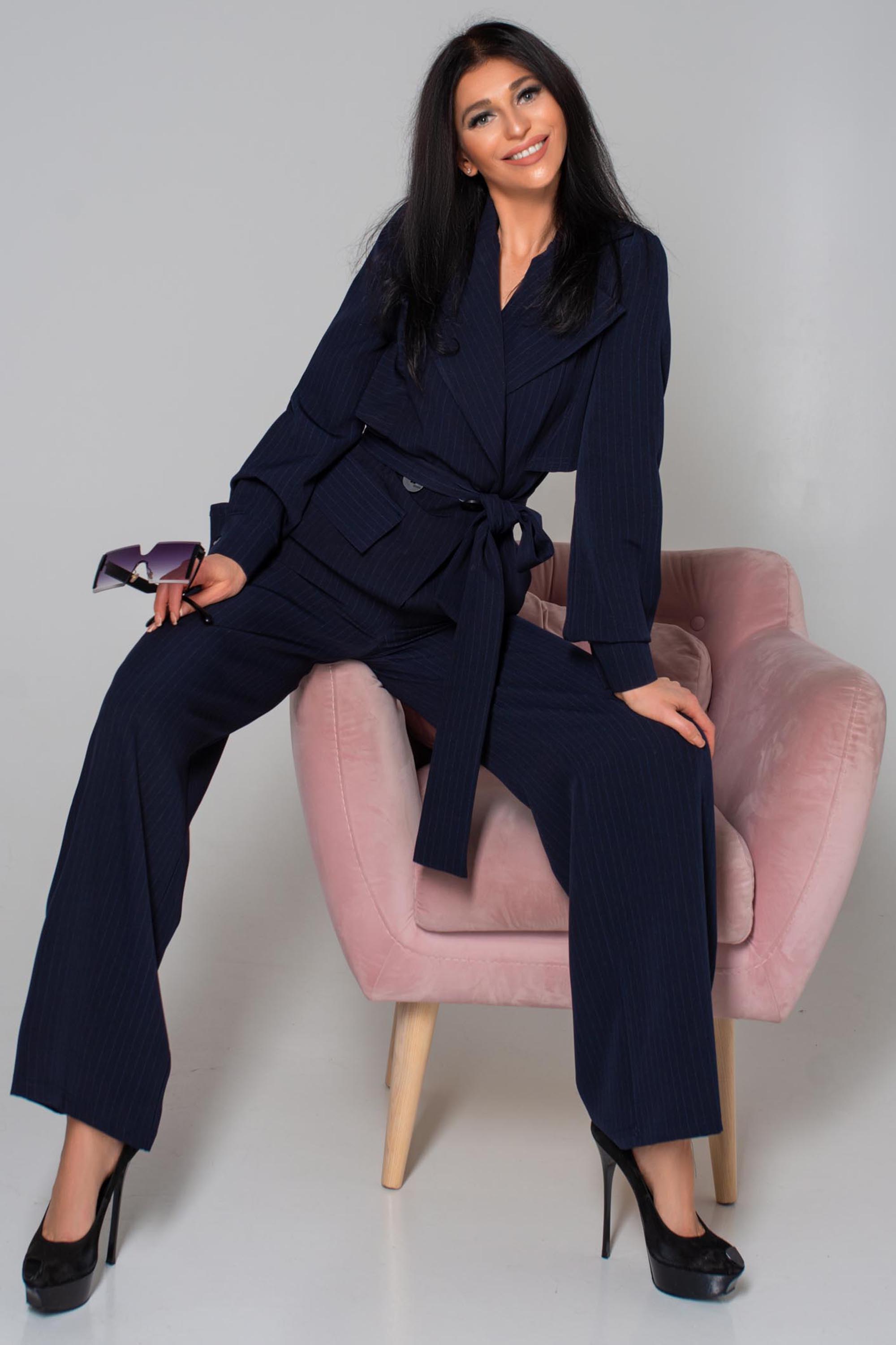 

Женский JADONE FASHION комбинезон с поясом Индиго цвет тёмно-синий XL (Комбинезон Индиго тёмно-синий)