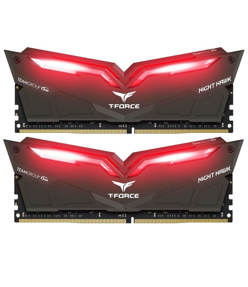 

DDR4 2x16GB/3200 Team T-Force Night Hawk Red LED (THRD432G3200HC16CDC01)