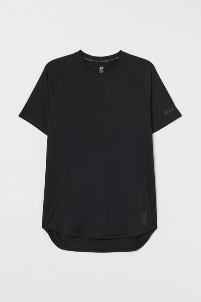 

Спортивная футболка Loose Fit H&M L (180/108А) Черный