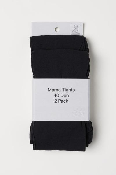 

2 пары колготок 40 ден H&M XL (175/125) Черный