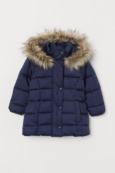 

Утепленная куртка с капюшоном H&M 92 (90/52) Cиний