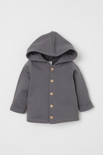 

Кардиган с капюшоном H&M 86 (90/48) Темно-серый