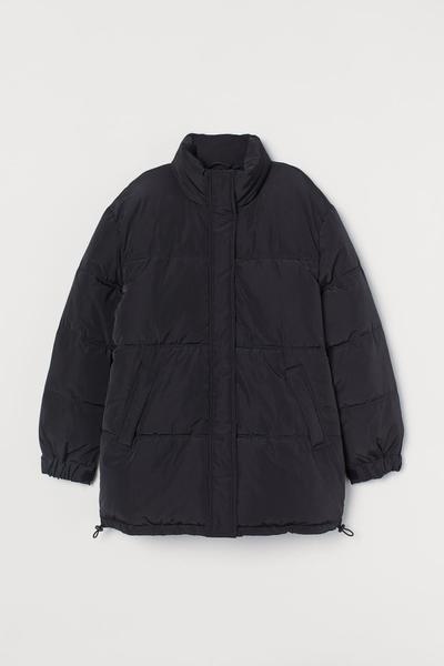 

Куртка оверсайз H&M S (165/88А) Черный
