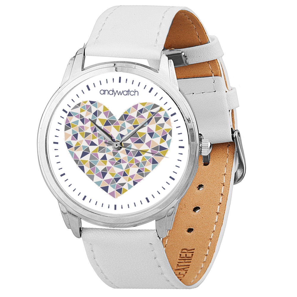 

Наручные часы AndyWatch Сердечки на белом