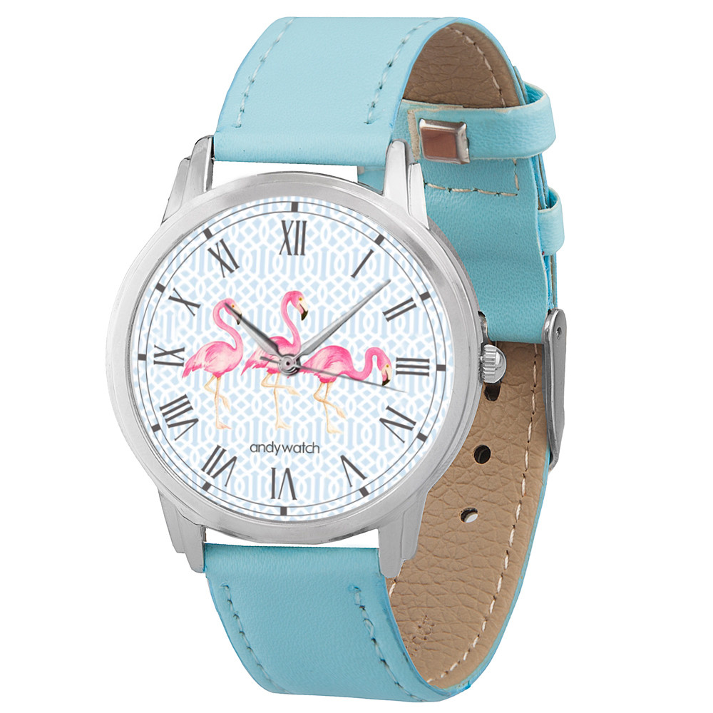

Дизайнерские Наручные часы AndyWatch Фламинго