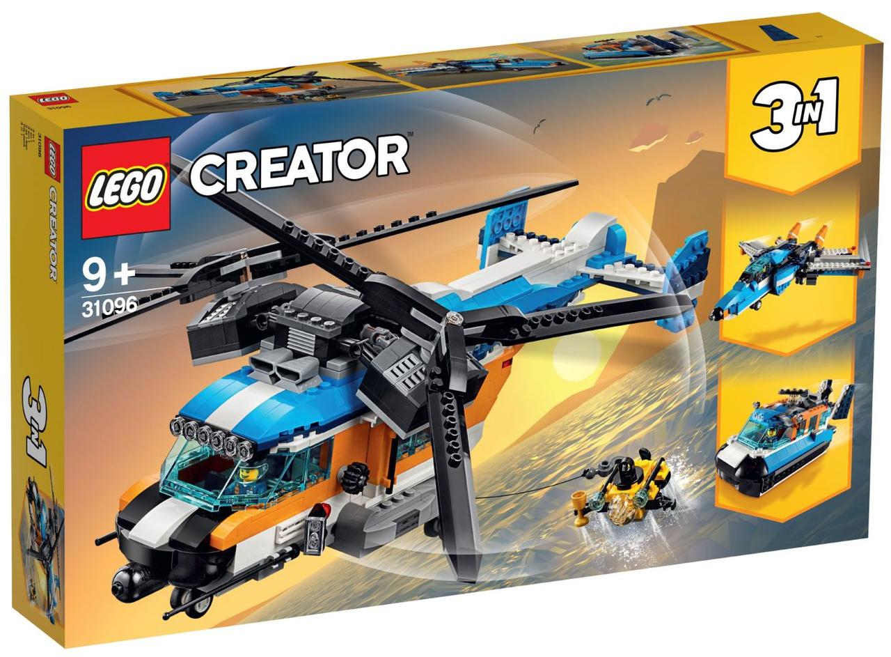 

Lego Creator Двухроторный вертолёт 31096