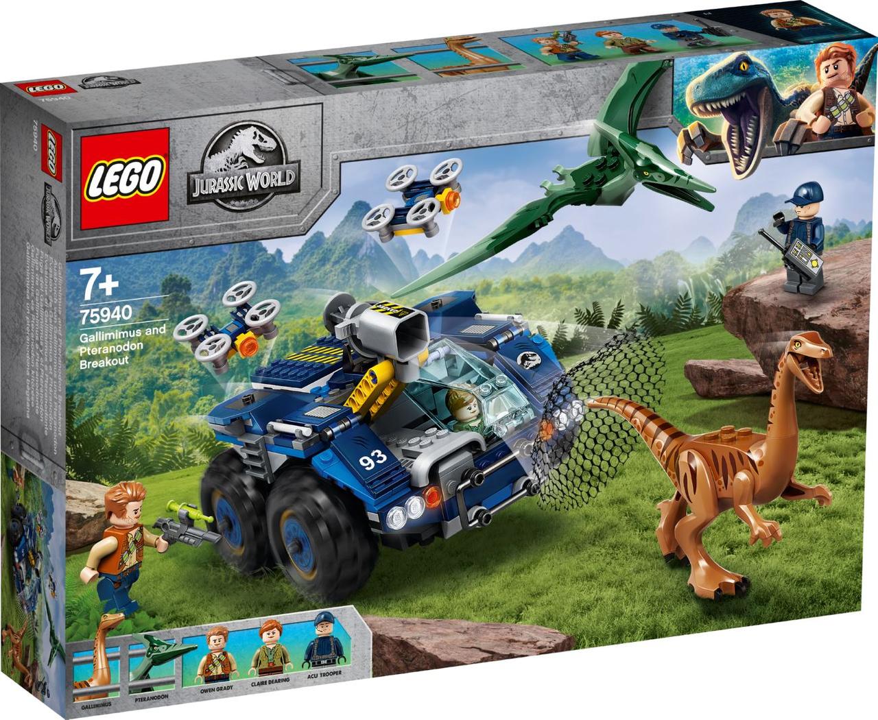 

Lego Jurassic World Побег галлимима и птеранодона 75940