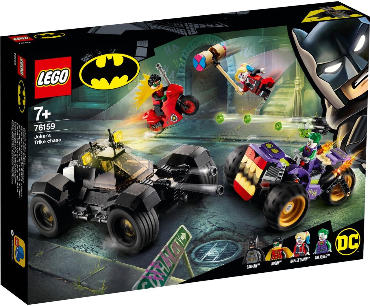 

Lego Super Heroes Побег Джокера на трицикле 76159