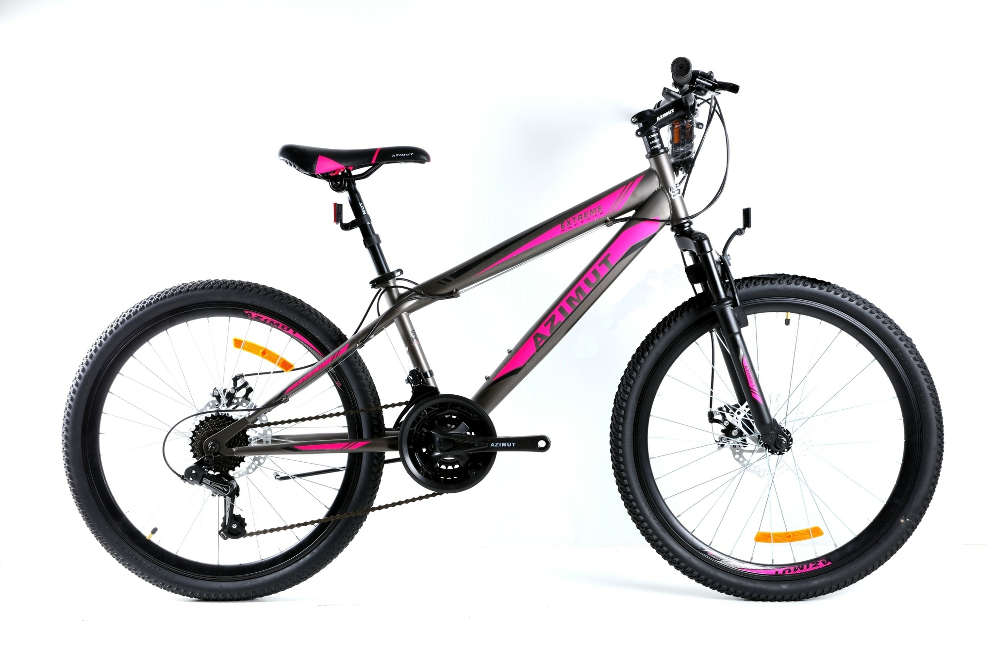 

Велосипед Azimut Extreme 2021 Shimano 26" 14" Black / Pink (Extreme/GFRD)