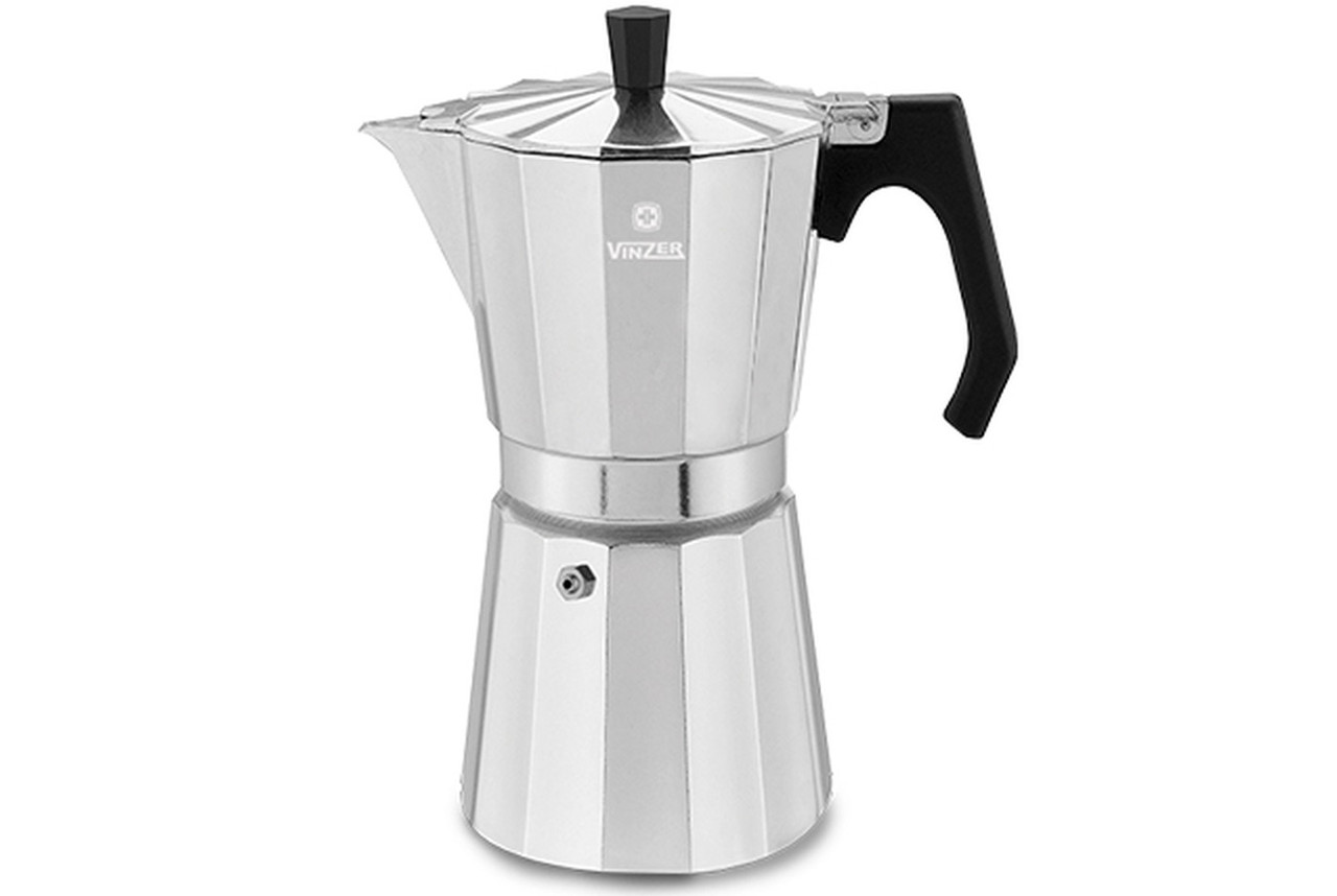 

Кофеварка гейзерная VINZER Moka Espresso Induction, 9 чашек