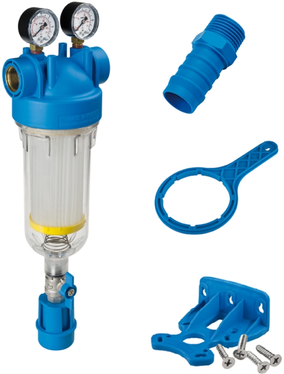 

Фильтр ATLAS FILTRI самоочищающийся HYDRA 1" (латунь) + картридж RSH 50 mcr KIT