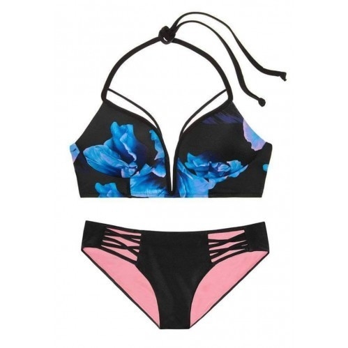 

Купальник Victoria's Secret D/S Черно-Синий (011)