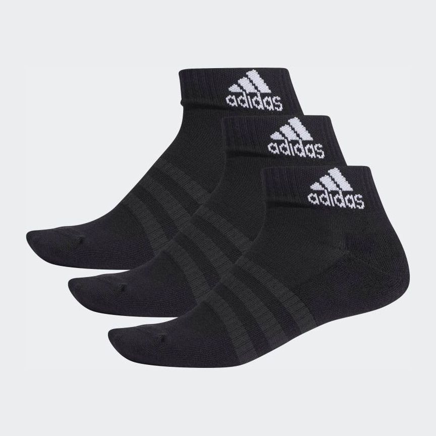 

Носки Adidas Cush Ank 3Pp DZ9379 M 3 пары Black/Black/Black