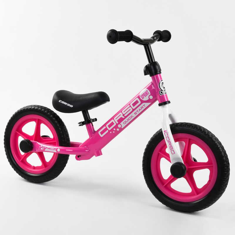 

Велобег "CORSO" 21001 (1) стальная рама, колесо 12" EVA (ПЕНА)