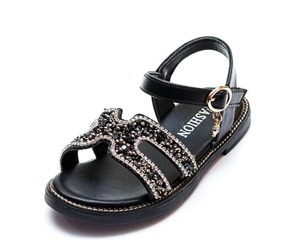 

Босоножки Fashion B937(26-30)черные 27р 16.5 см