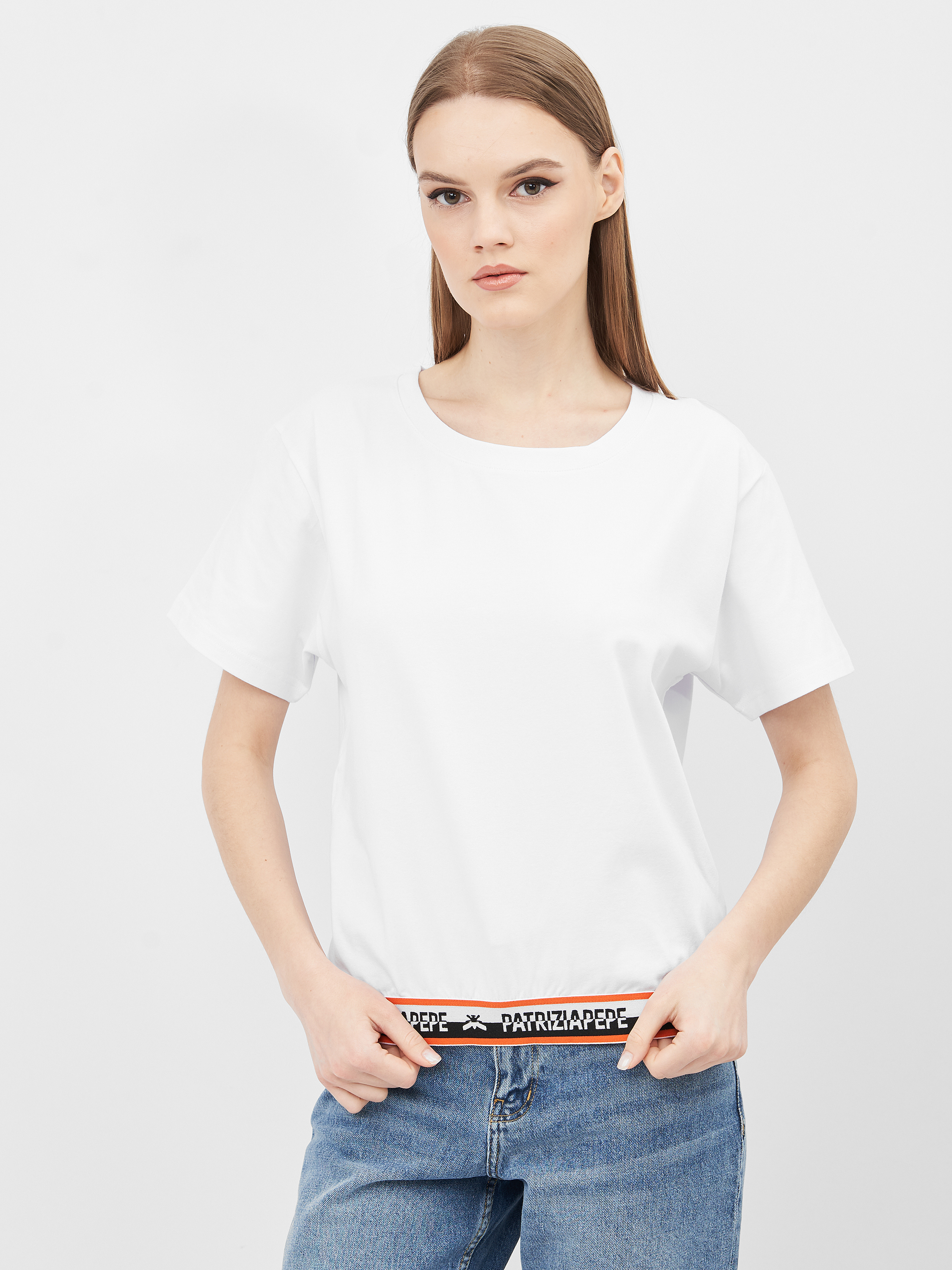 

Футболка Patrizia Pepe 10540.2 0 () Белая, Футболка Patrizia Pepe 10540.2 0 (S) Белая