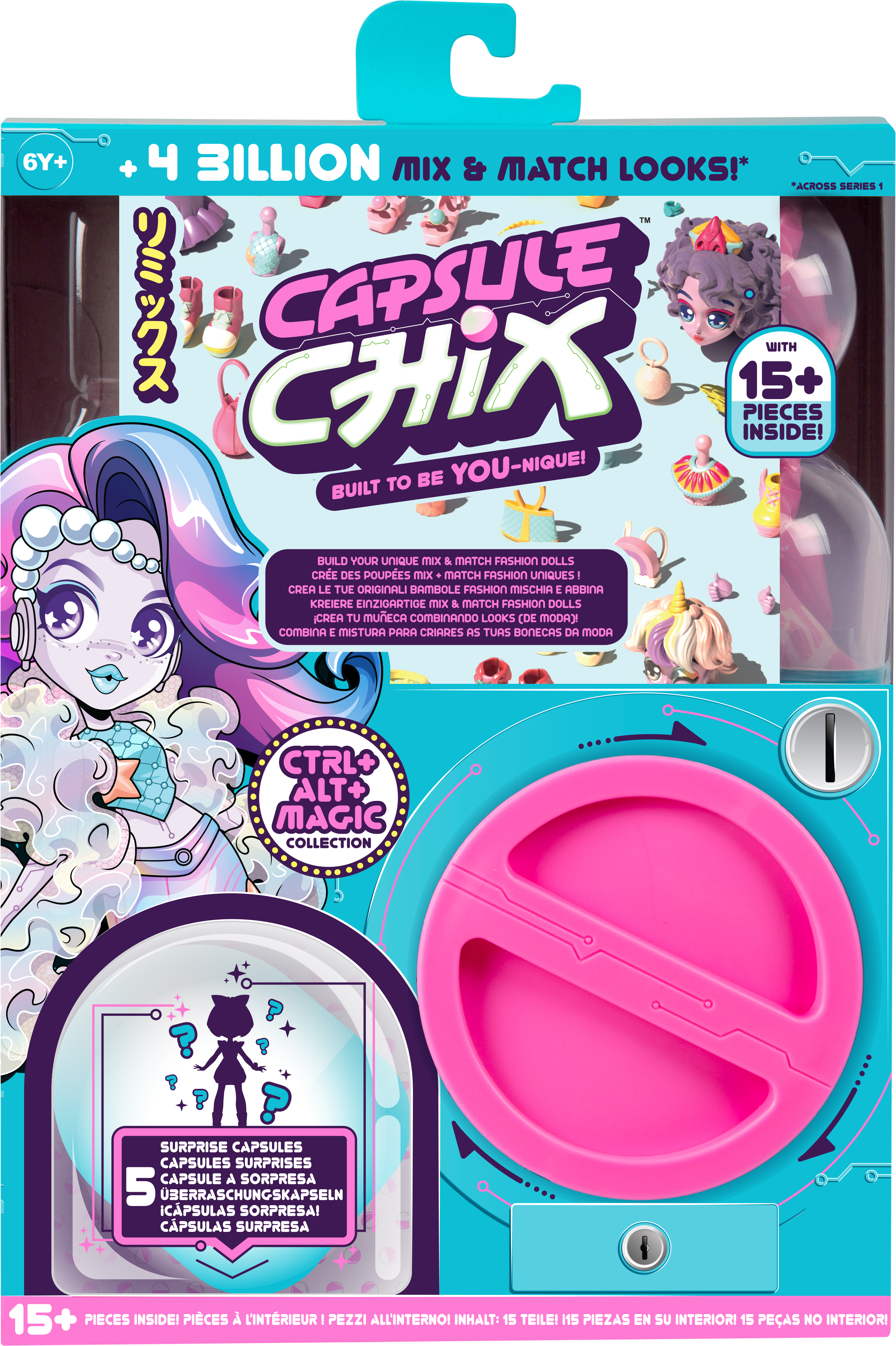 

Игрушечный набор-сюрприз Moose Capsule Chix Magic с куклой (59202) (630996592021)