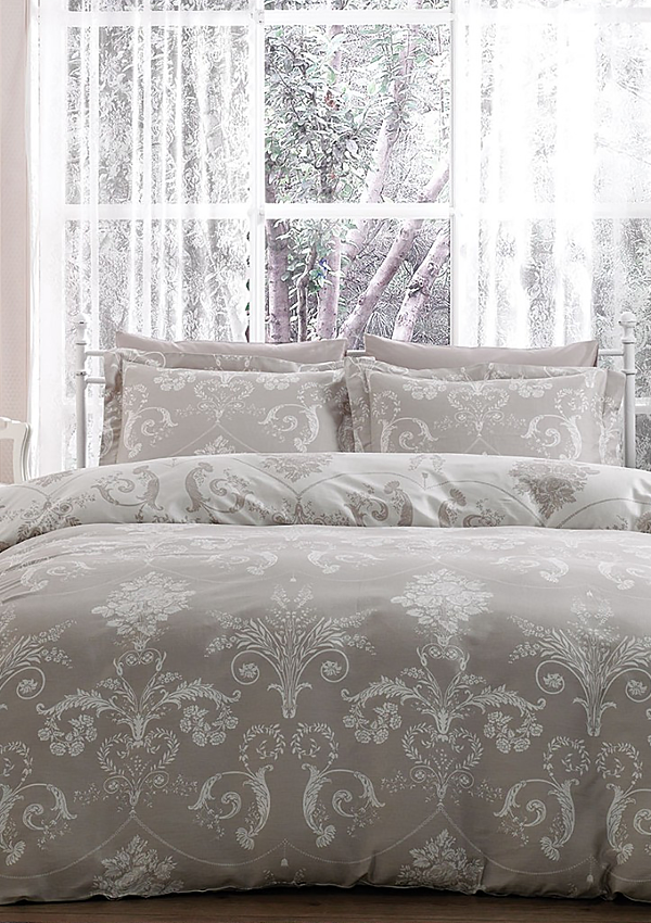 

Постельное белье Tivolyo Home Arredo евро бежевое 200х220 6 предметов