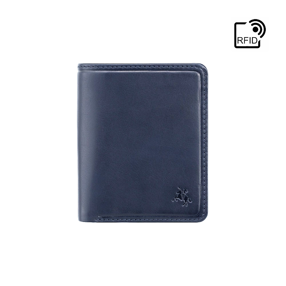 

Кошелек мужской Visconti PLR70 Piana c RFID Steel Blue-Orange (PLR70 ST/BL/OR)